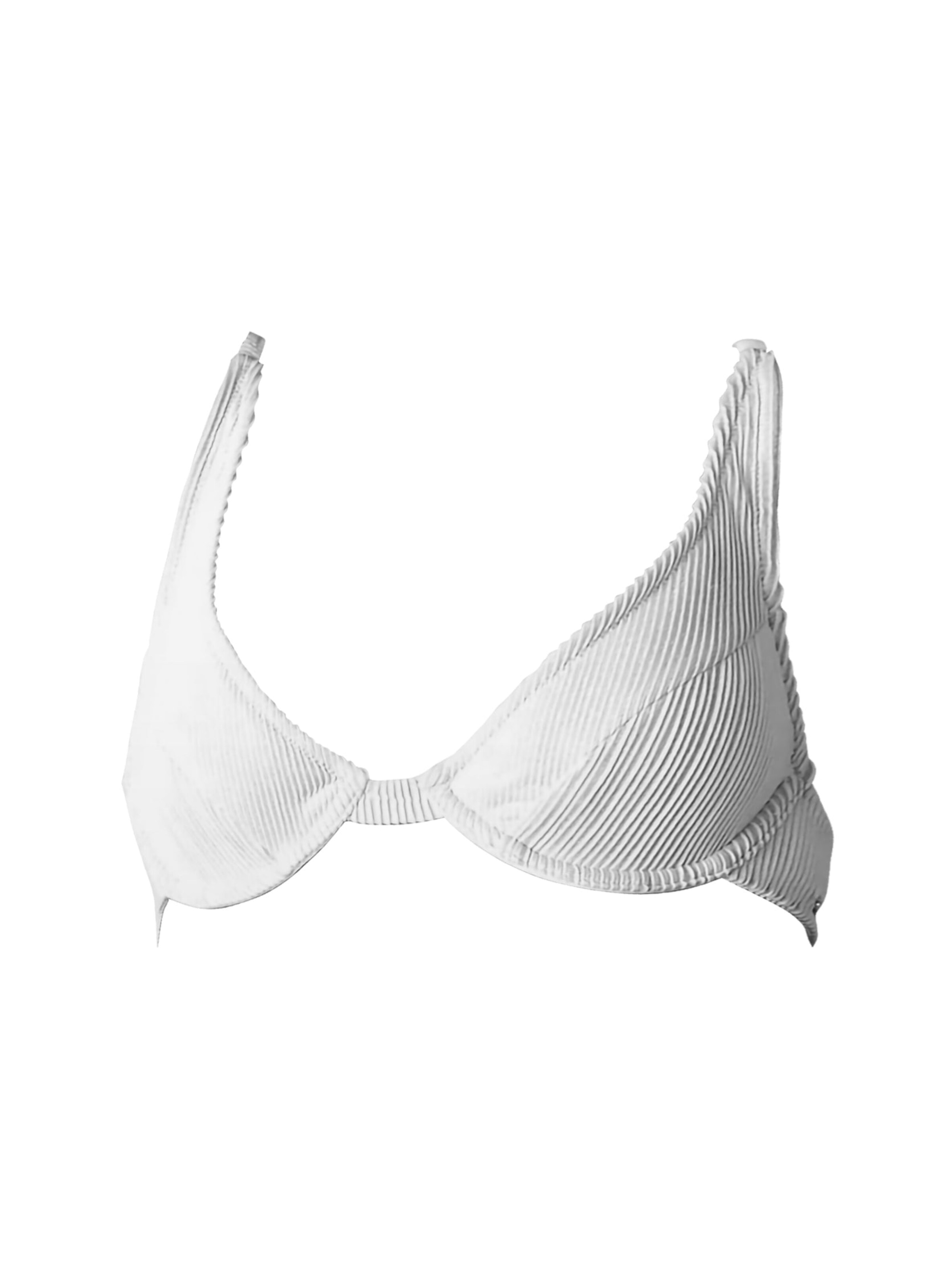 La Michaux Bustier Bikinitop 'VICTORIA' in Weiß: Vorderseite