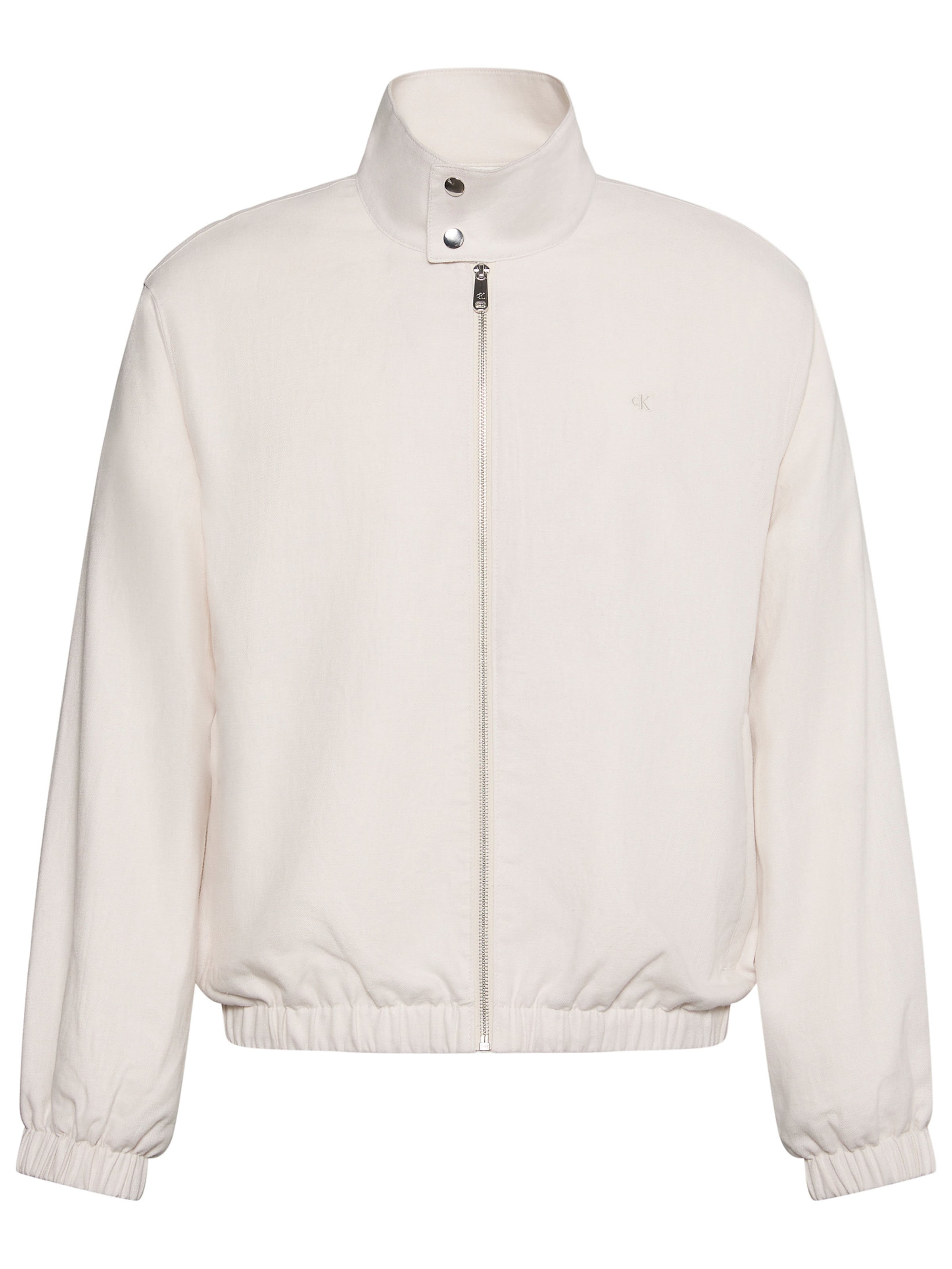 Veste mi-saison Calvin Klein Jeans en blanc : devant