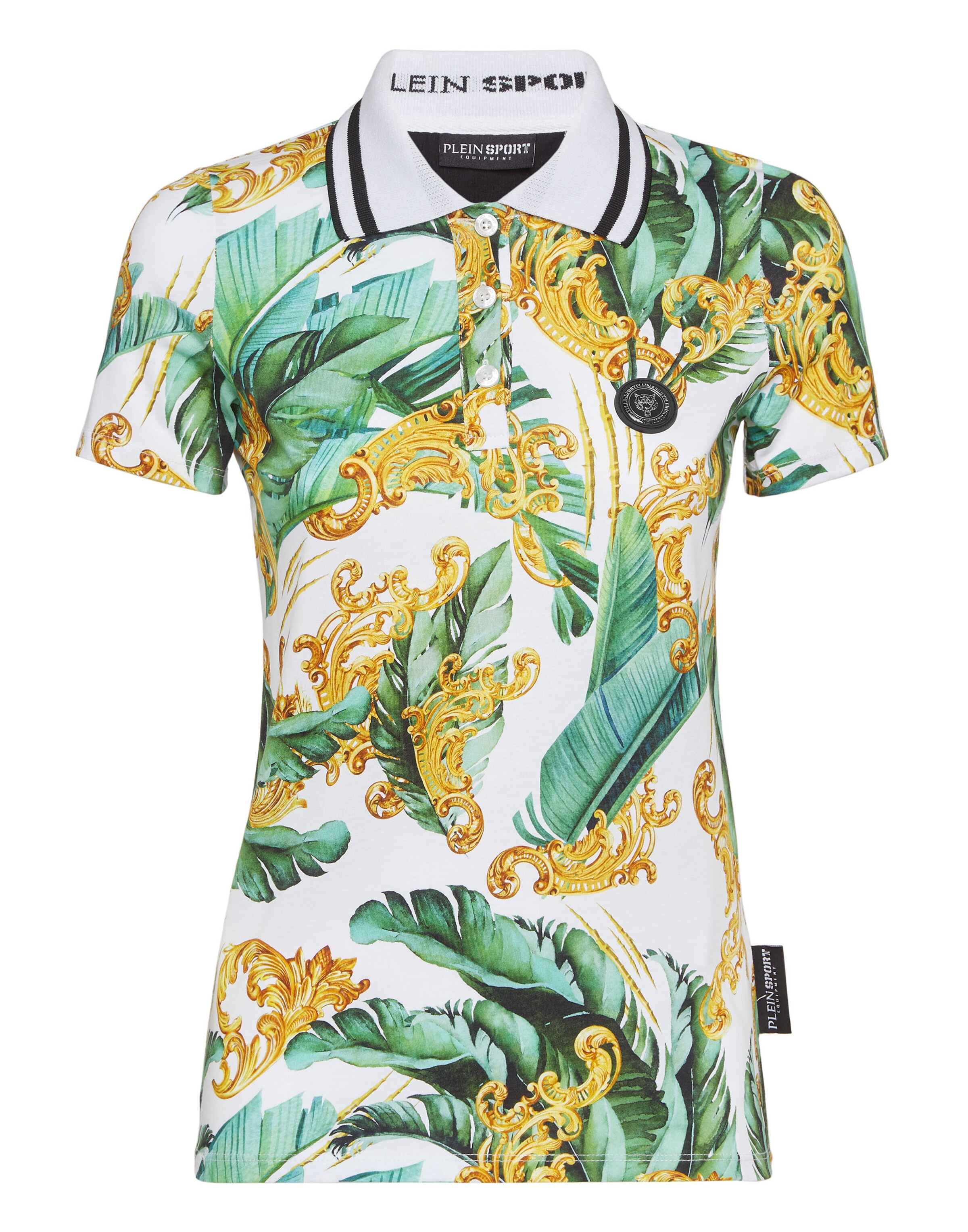 Plein Sport - Camisa em branco: frente