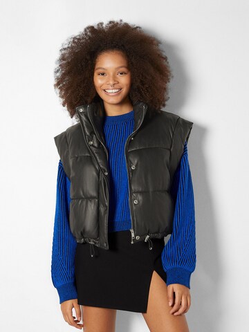 Bershka Bodywarmer in Zwart: voorkant