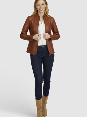 Veste mi-saison bugatti en marron