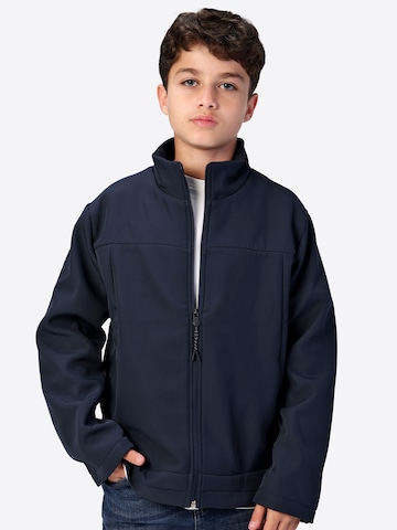 Solang Fleece jas in Blauw: voorkant