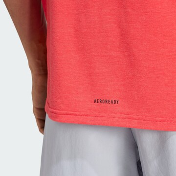 ADIDAS PERFORMANCE Regular Performance Shirt 'Designed for Training ' in Red