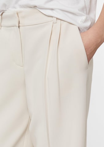 Wide Leg Pantalon à plis COMMA en beige