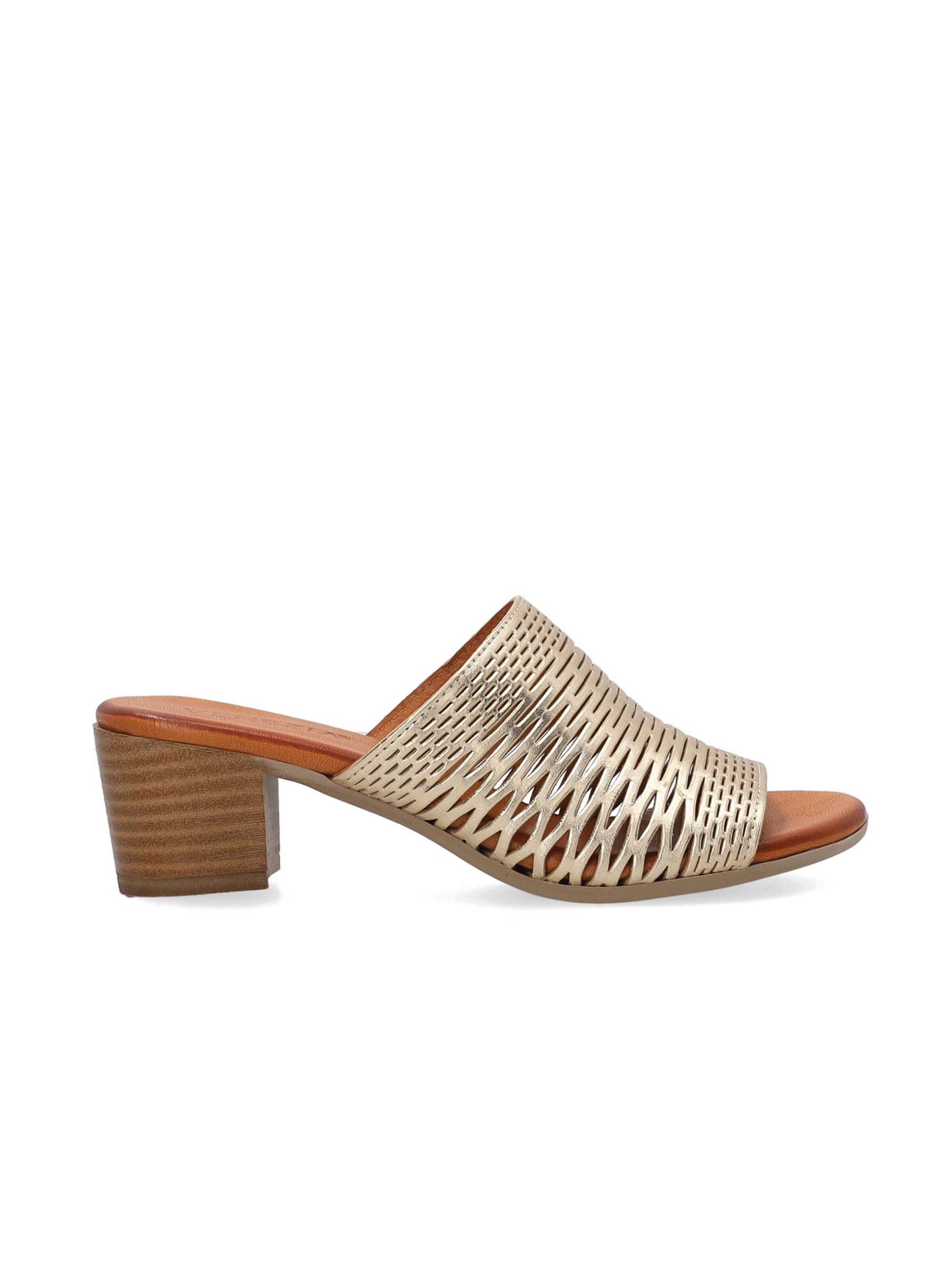 VENEZIA Pantolette 'Venezia'‌‌ in Gold: Vorderseite