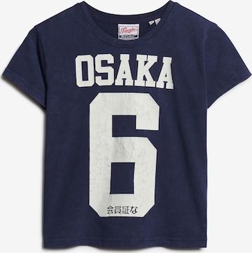 Superdry Shirt 'Osaka 6' in Blauw: voorkant