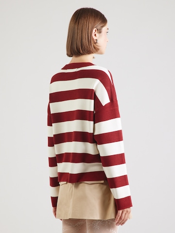 VERO MODA Neulepaita 'VMSilje' värissä punainen