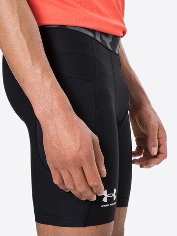 UNDER ARMOUR Skinny Sporthose in Schwarz