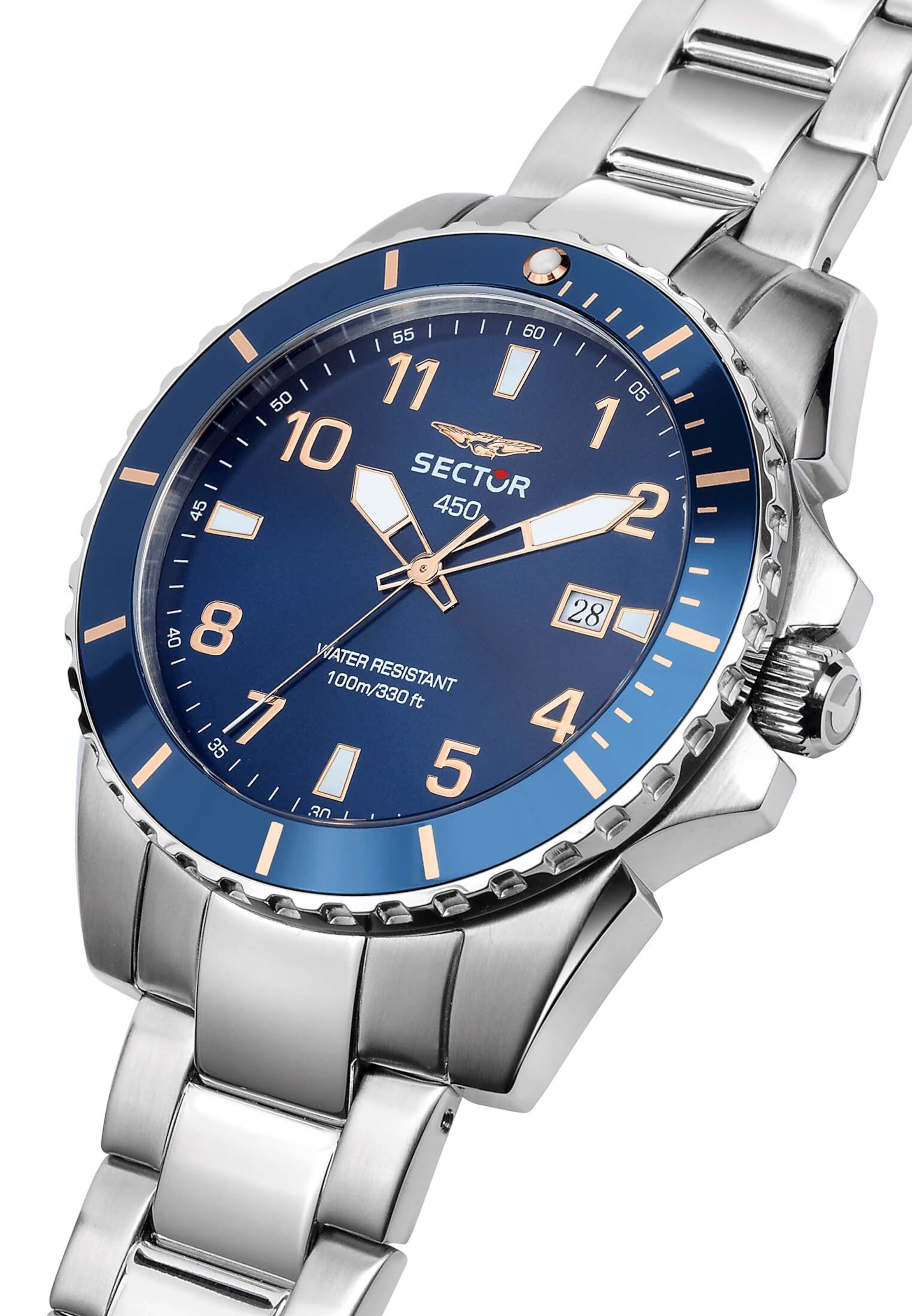 SECTOR Analog Watch in Silver