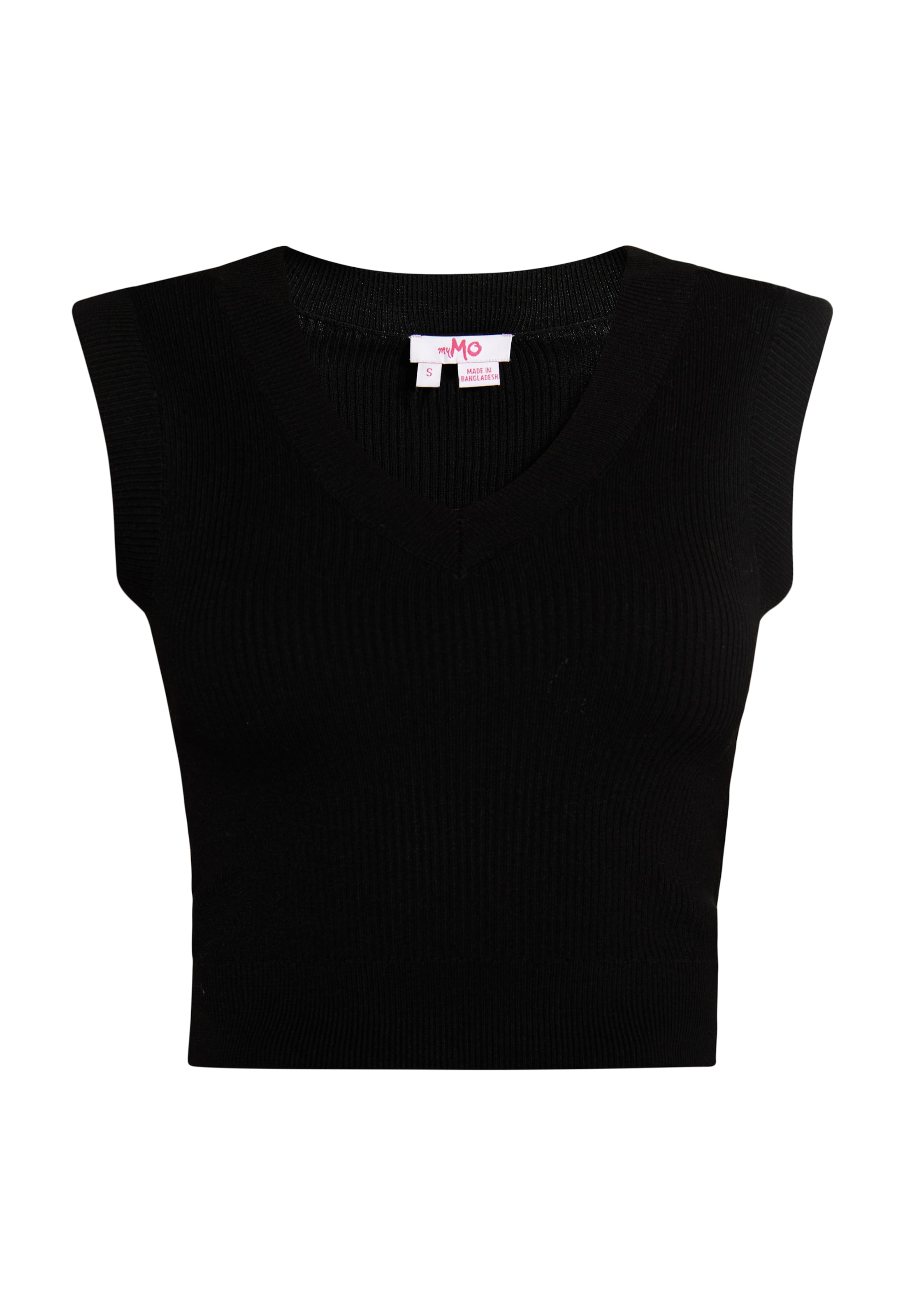 MYMO Sveter 'Biany' - Čierna: predná strana