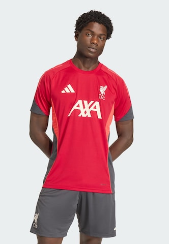 ADIDAS PERFORMANCE - Camiseta de fútbol 'FC Liverpool Tiro 25 Competition' en rojo: frente