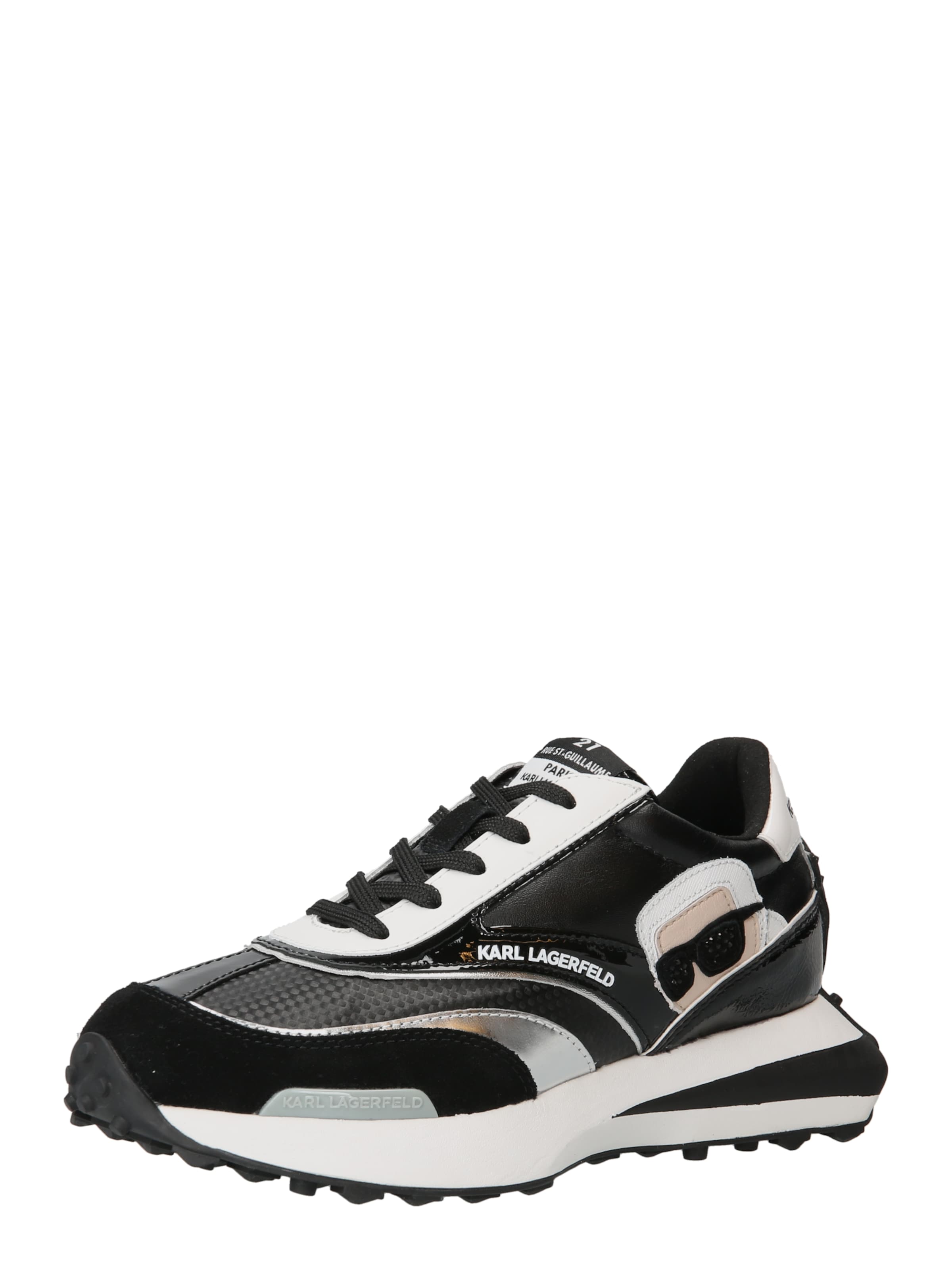 Karl Lagerfeld Sneakers in Black: front