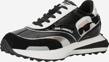 Karl Lagerfeld Platform trainers in Black: front