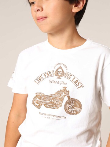 T-Shirt 'Park' Deeluxe en blanc