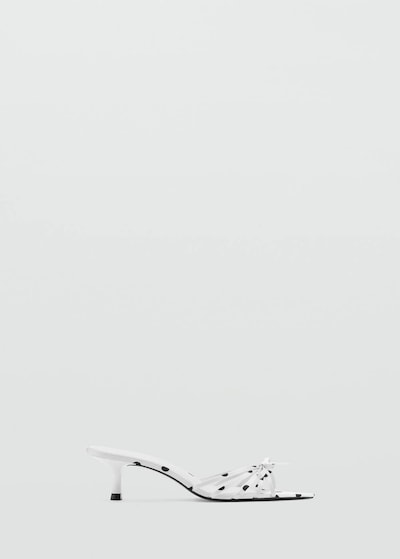 MANGO Sandals in Black / White, Item view