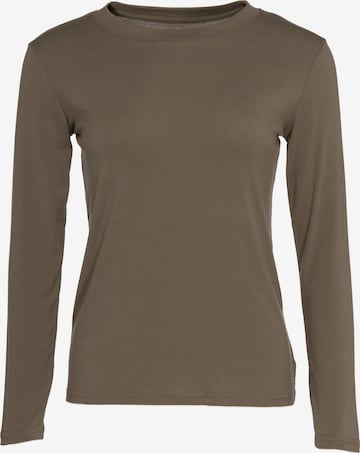 T-shirt Usha en beige : devant