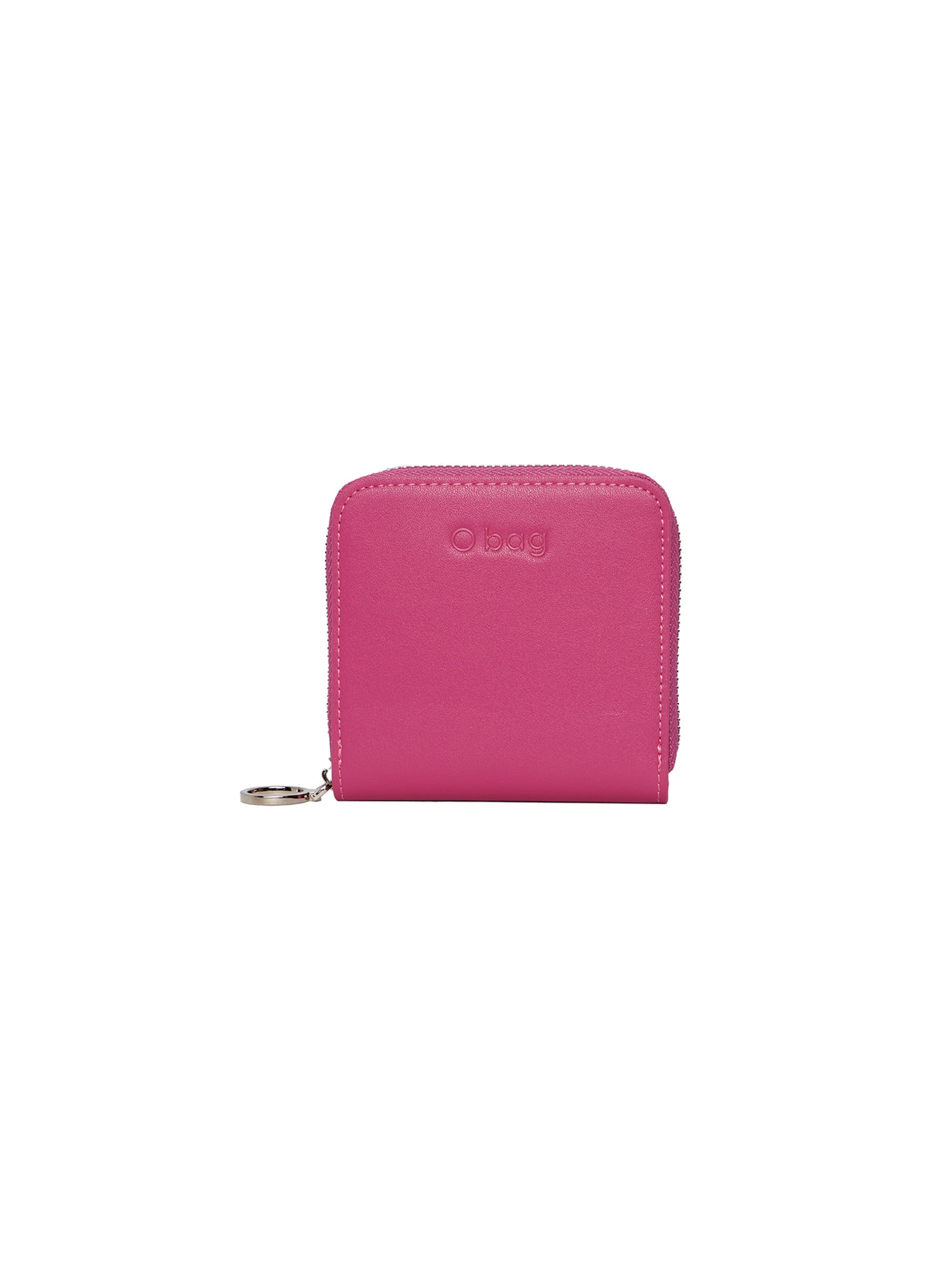 O bag Wallet in Pink: front