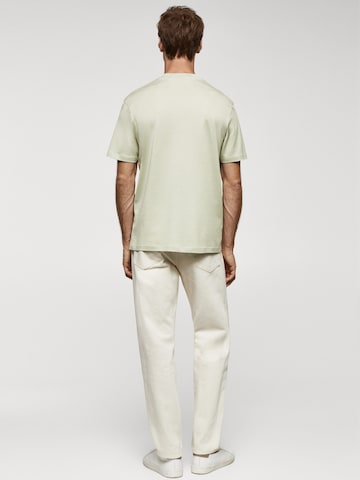 MANGO MAN Bluser & t-shirts 'BELLOW' i grøn