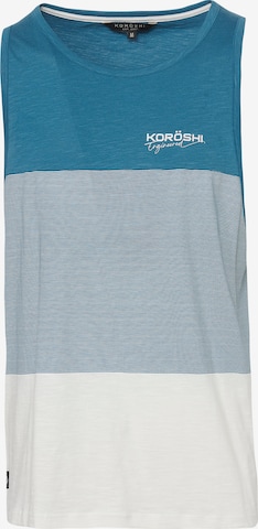 KOROSHI Shirt in Blau: Vorderseite