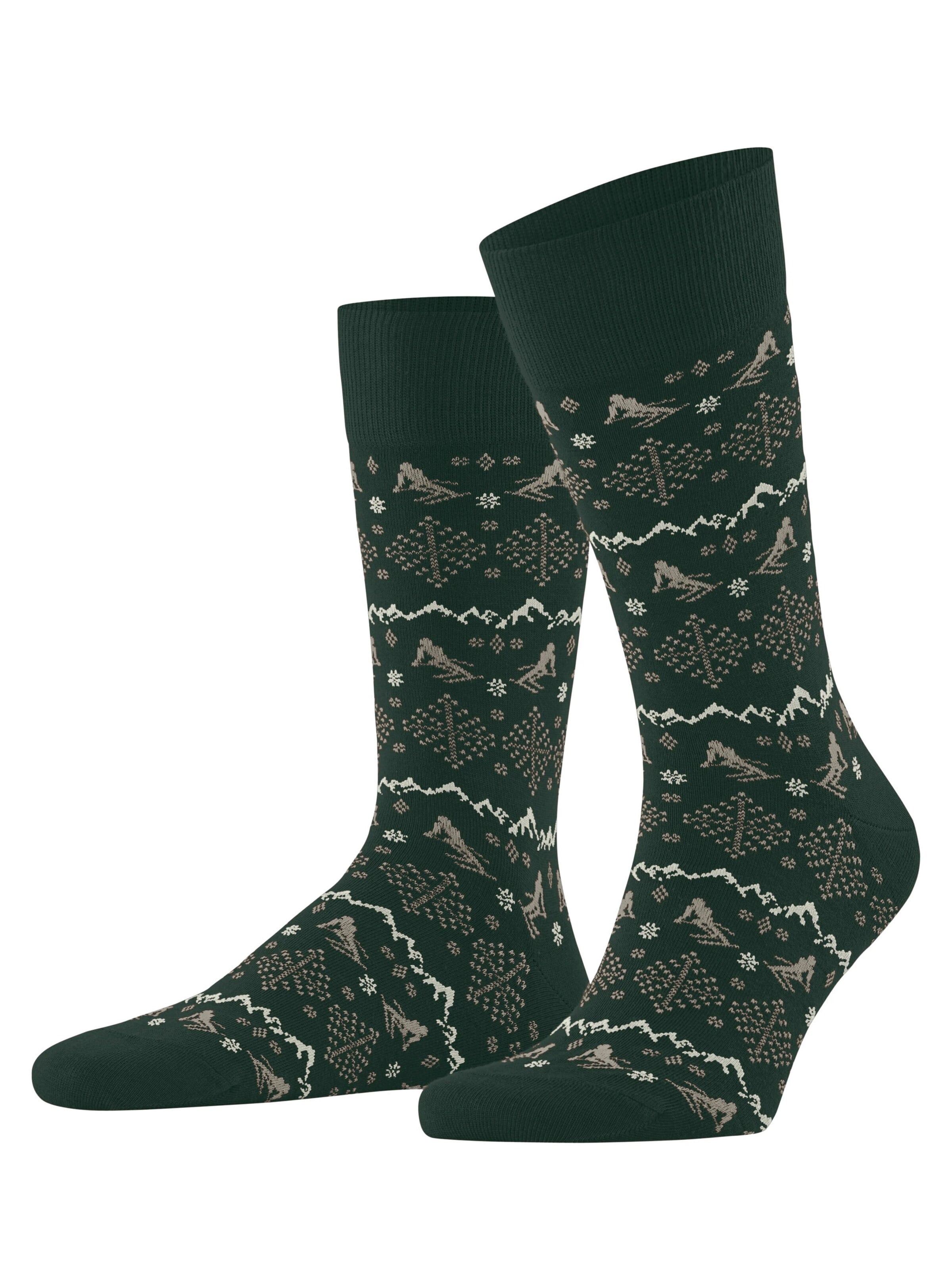 FALKE Socken 'Ski Slope SO'‌‌‌‌‌‌‌ in Grün: Vorderseite