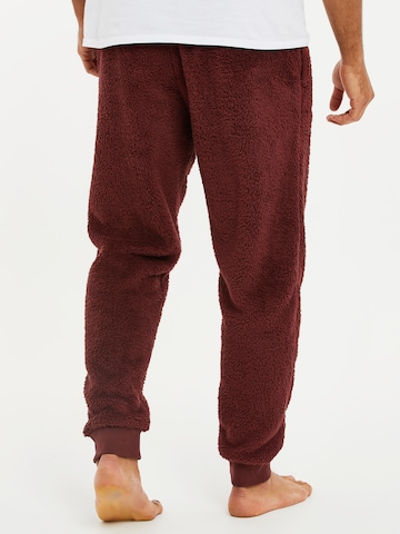 Pantalon de pyjama Threadbare en rouge