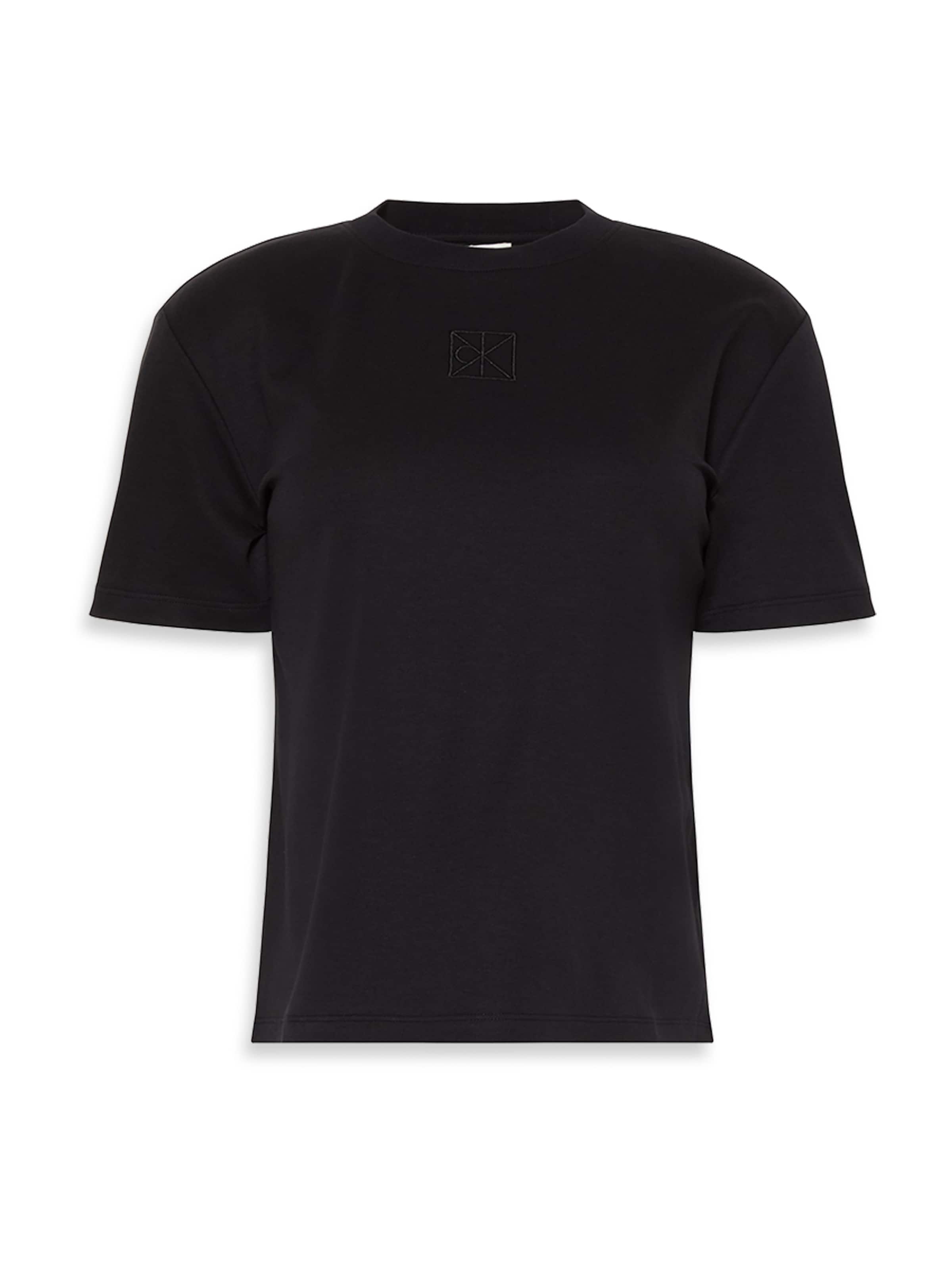 Calvin Klein Футболка в Черный: спереди