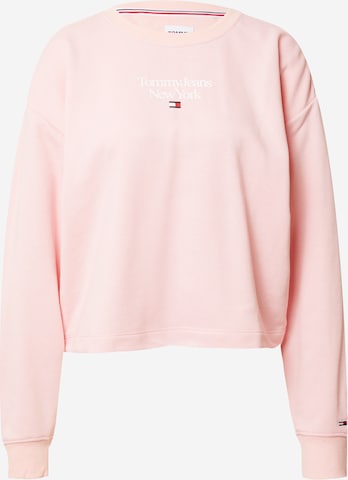 Tommy Jeans - Sweatshirt em rosa: frente