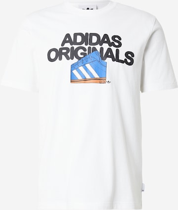 balta ADIDAS ORIGINALS Marškinėliai: priekis