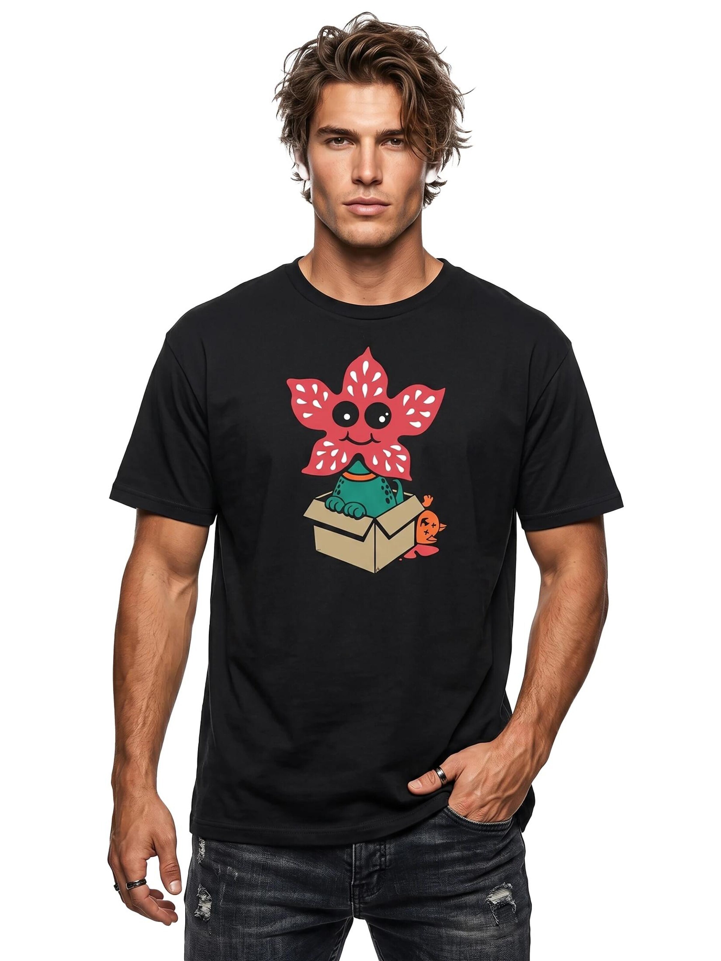 MAKAYA Shirt 'Demodog' in Black
