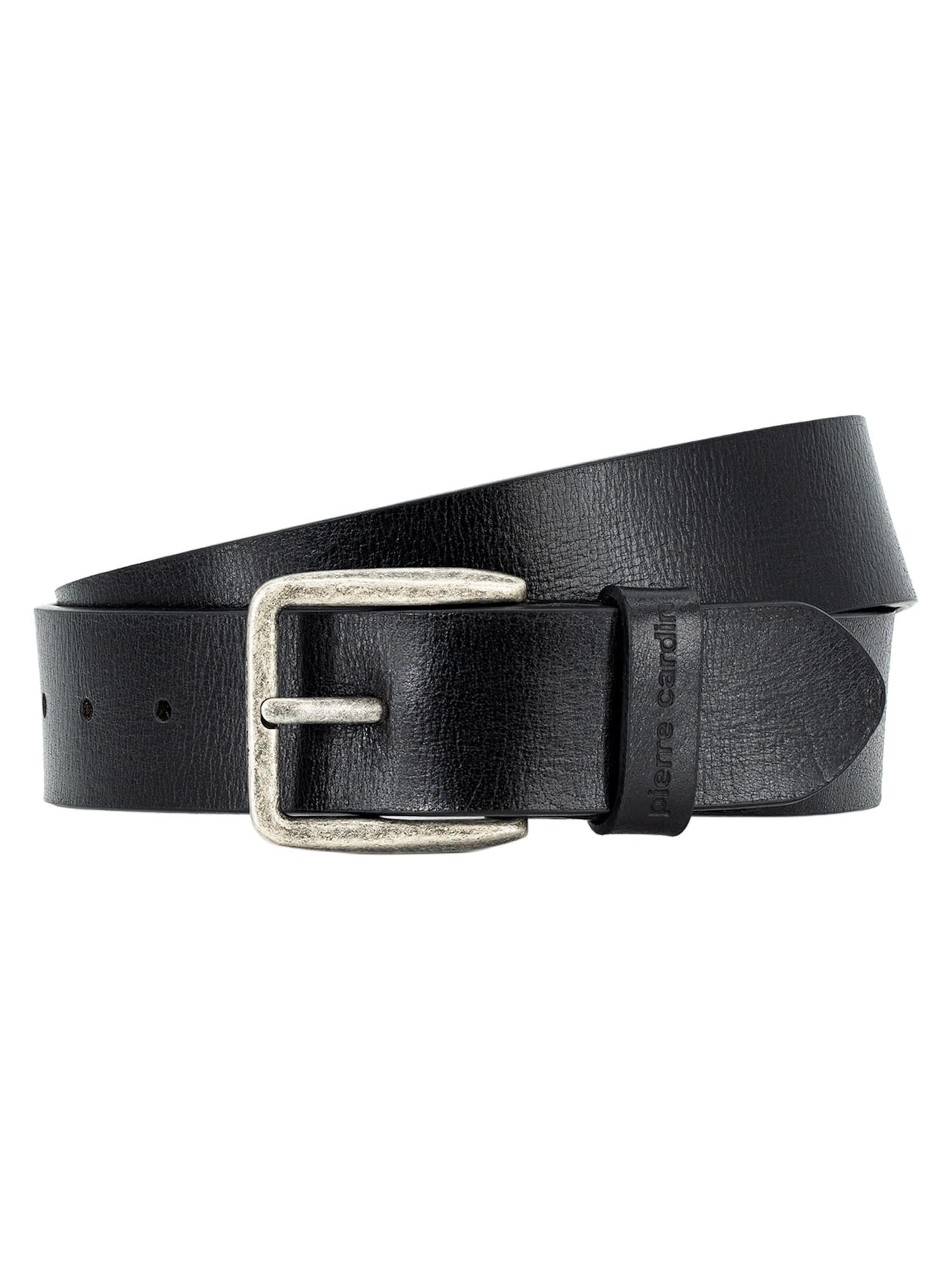 PIERRE CARDIN Belt 'Basic' in Black: front