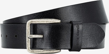 PIERRE CARDIN Gürtel 'Basic' in Schwarz: Vorderseite