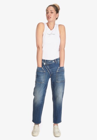 Le Temps Des Cerises Regular Jeans 'COSY' in Blauw