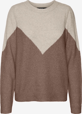 VERO MODA Pullover 'Plaza' in Beige: Vorderseite
