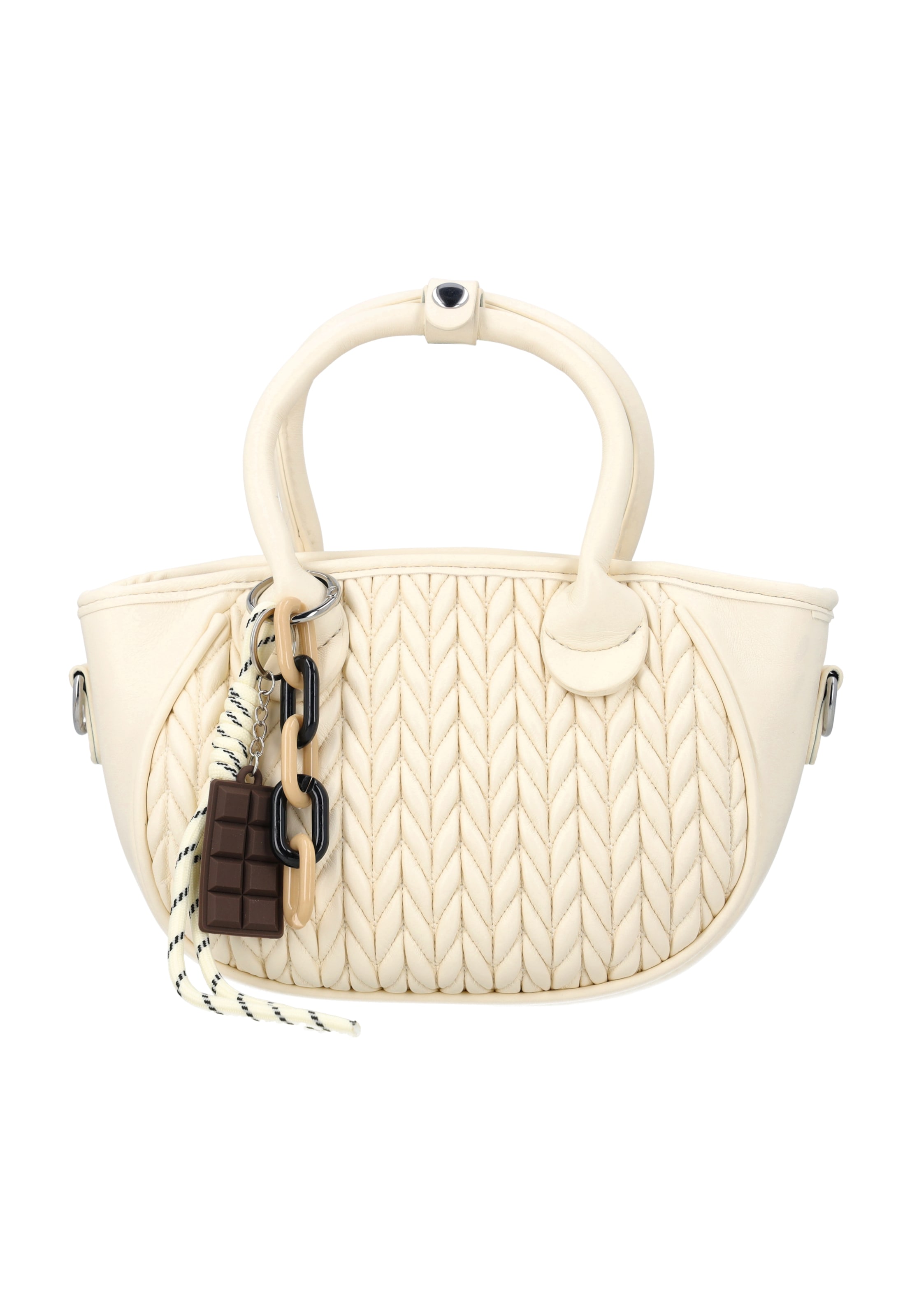 Usha Handbag in White: front