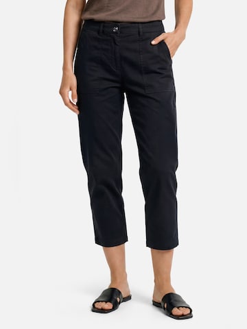 MAC Loosefit Chino 'Ebby' in Blauw: voorkant