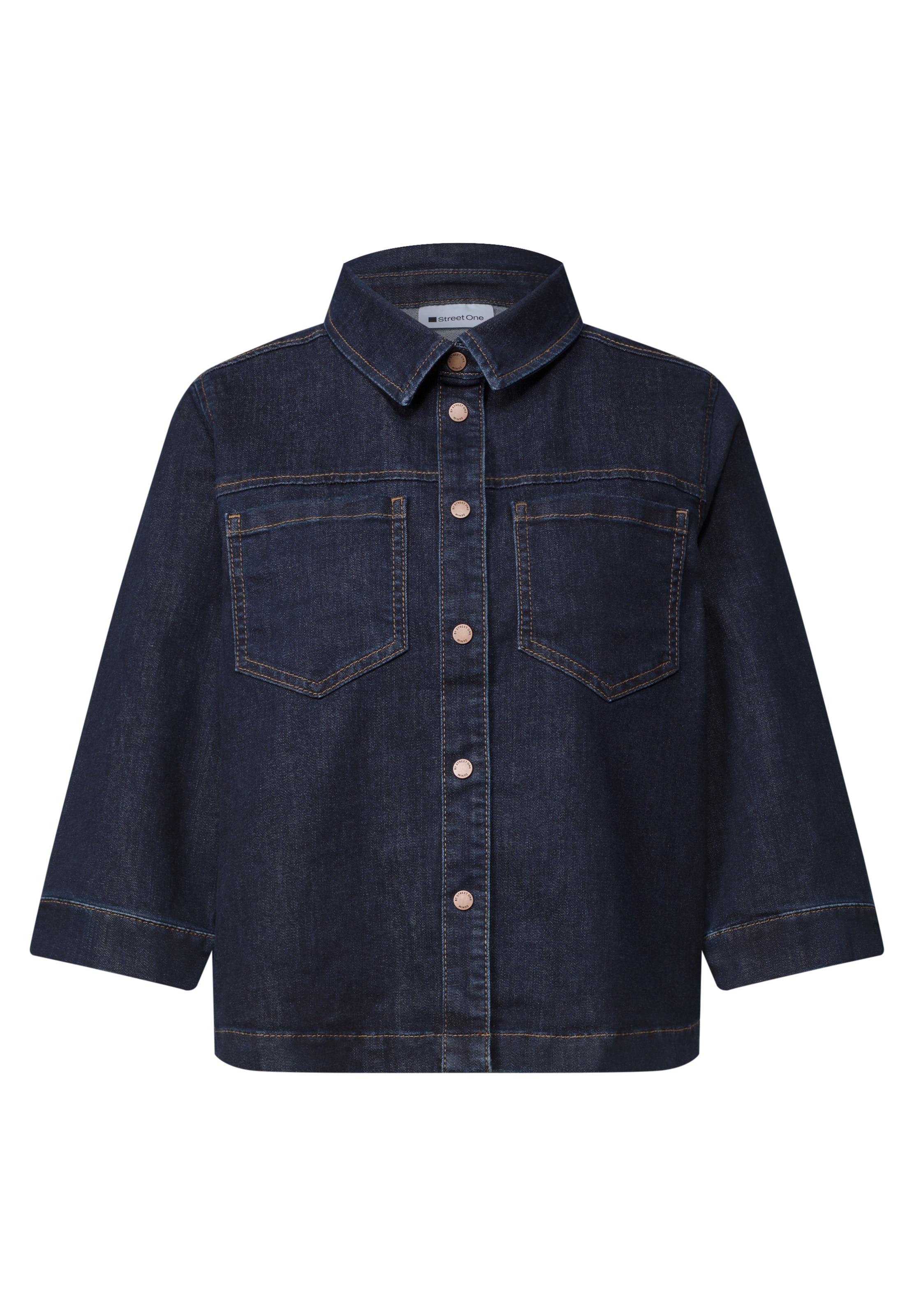 STREET ONE Blouse in XS in Blue denim, Item view