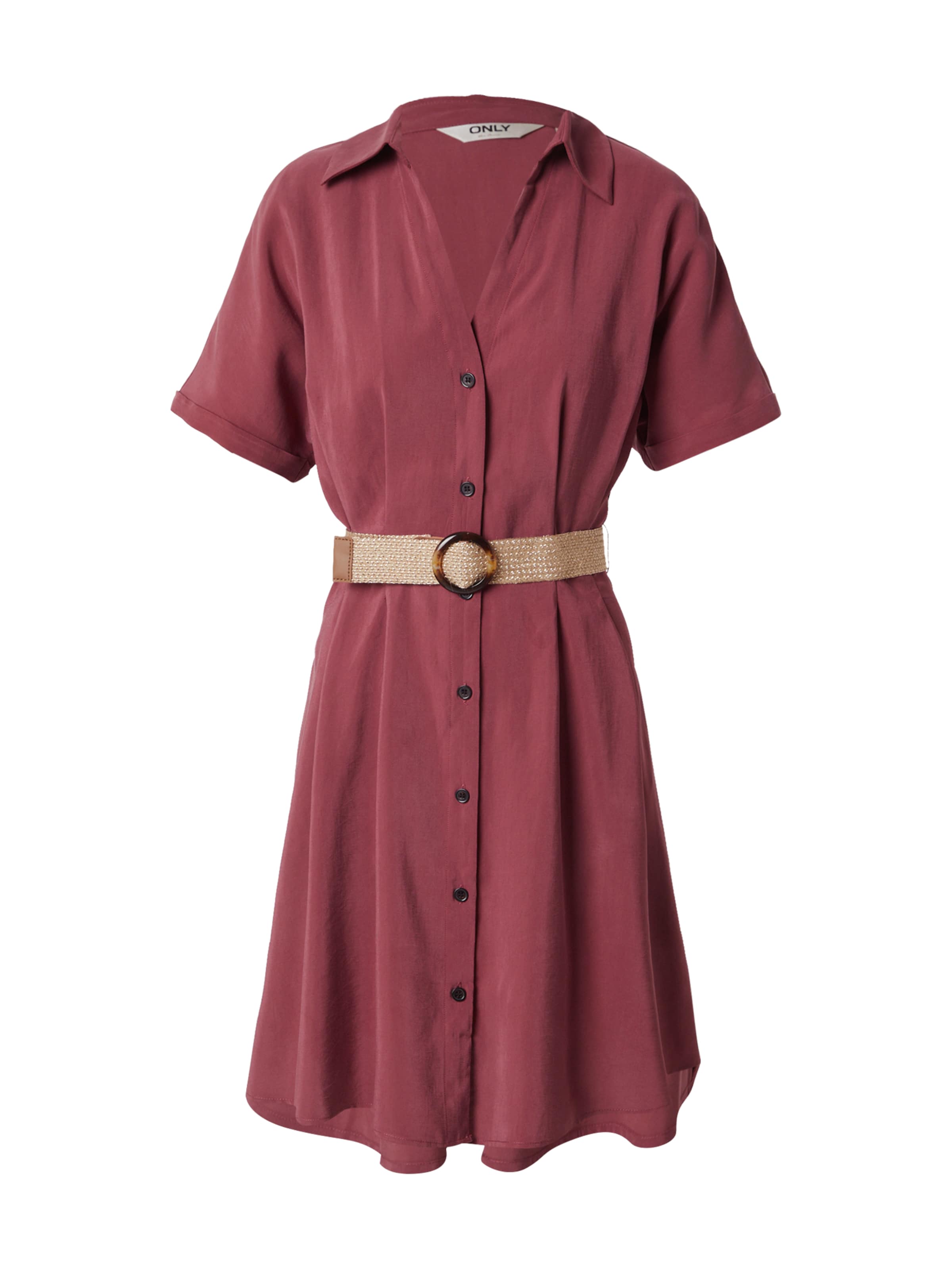 ONLY Skjortklänning 'ONLNica' i röd: framsida