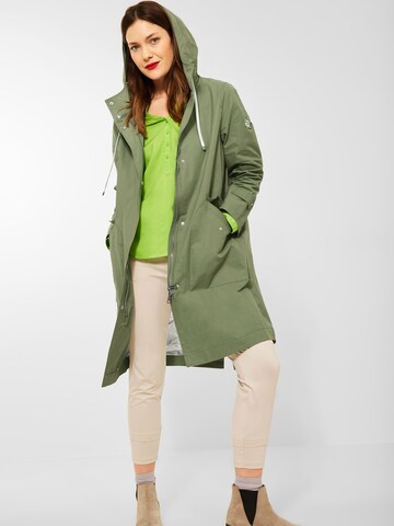 STREET ONE Between-seasons coat in Green