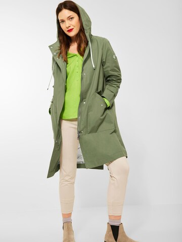 STREET ONE Přechodný kabát – zelená