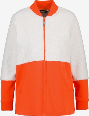 Ulla Popken Sweatjacke in Orange: predná strana