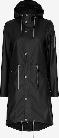 Notyz Raincoat in Black: front