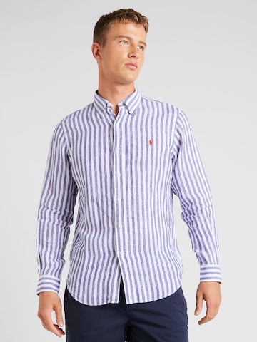 Polo Ralph Lauren - Regular Fit Camisa em azul: frente