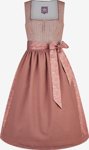 SPIETH & WENSKY Dirndl 'Karissa' in Rood: voorkant