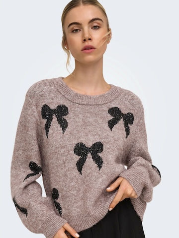 ONLY Pullover 'ONLDOFFA' in Braun