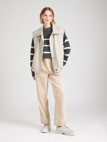 Soft Rebels Sweater 'SREMerald' in Grey