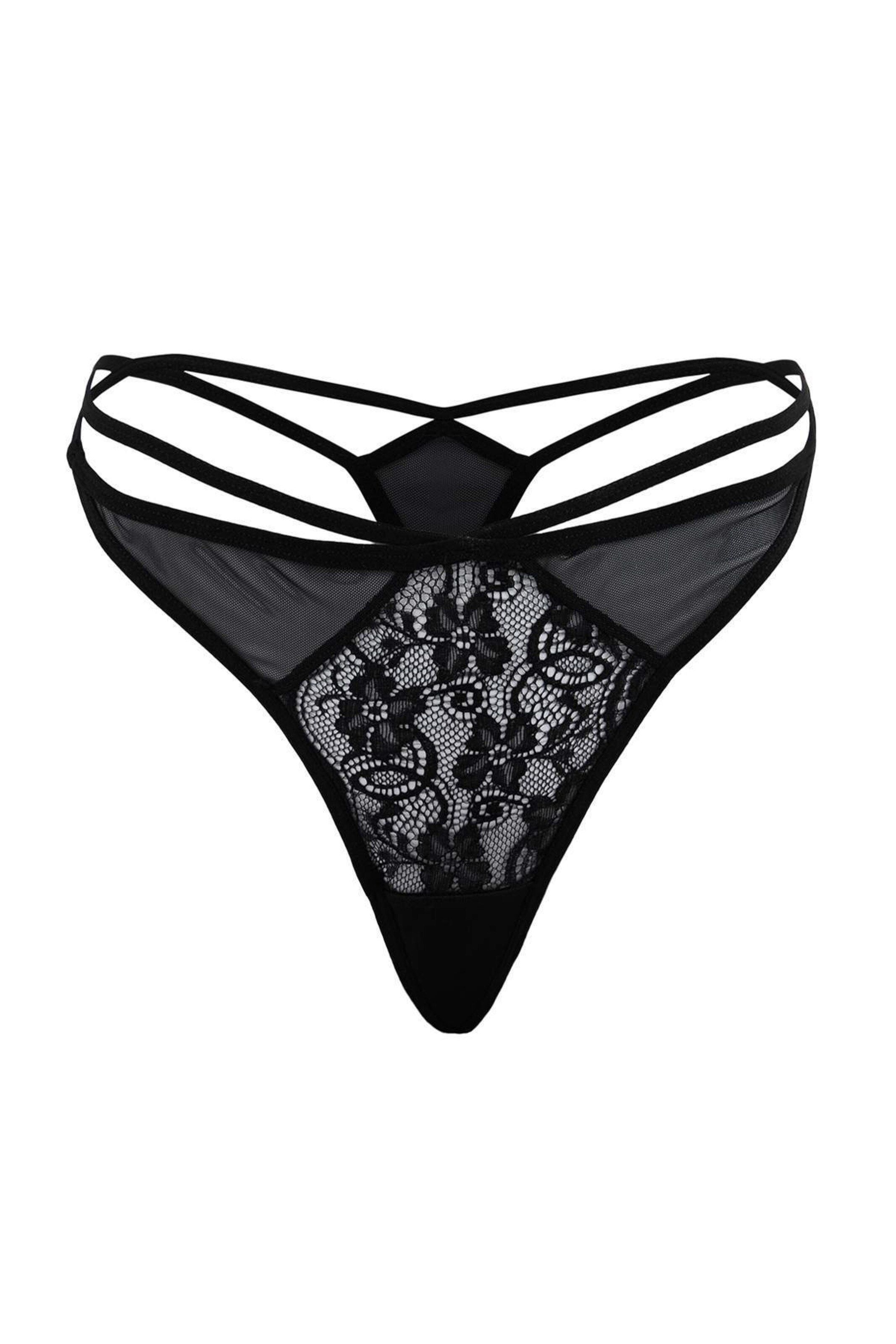 Trendyol Bustier Fehérnemű szettek - fekete