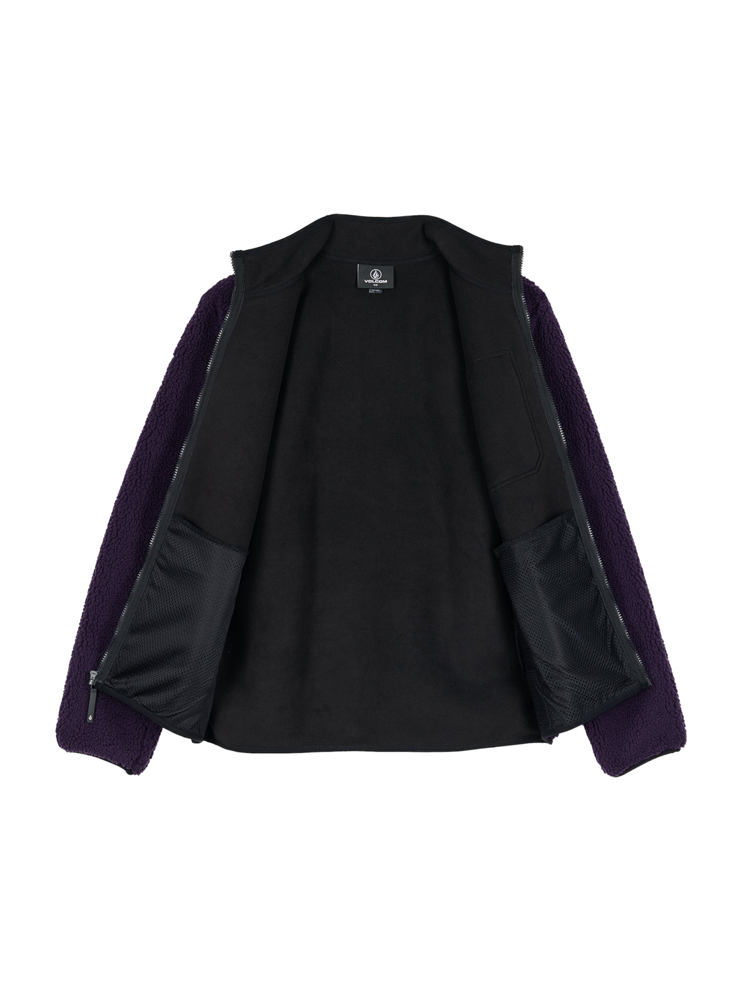 Giacca di pile 'Muzzer Fuzzar' di Volcom in lilla