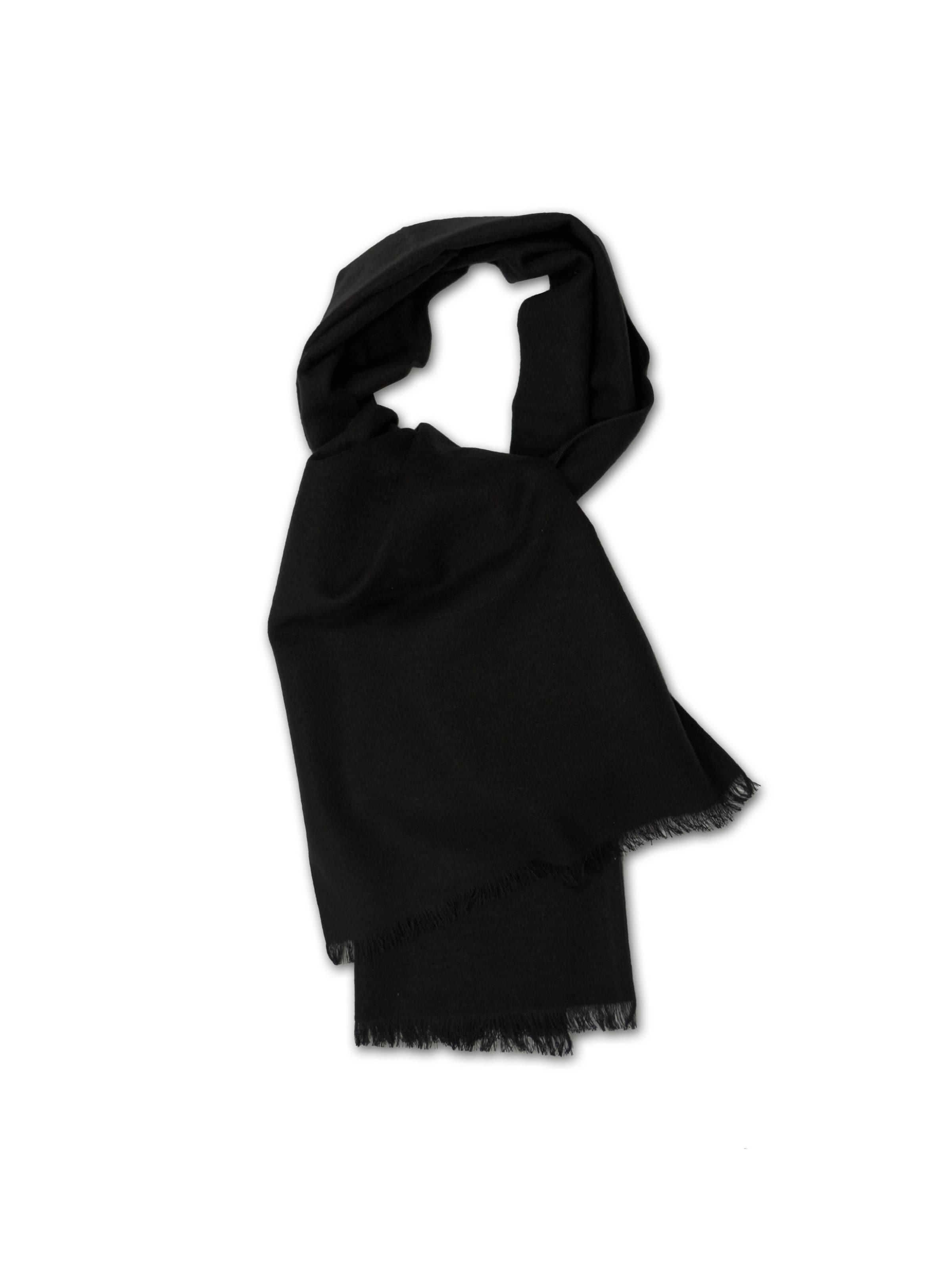 Posh Gear Sjaal 'Setaforte' in Zwart: voorkant