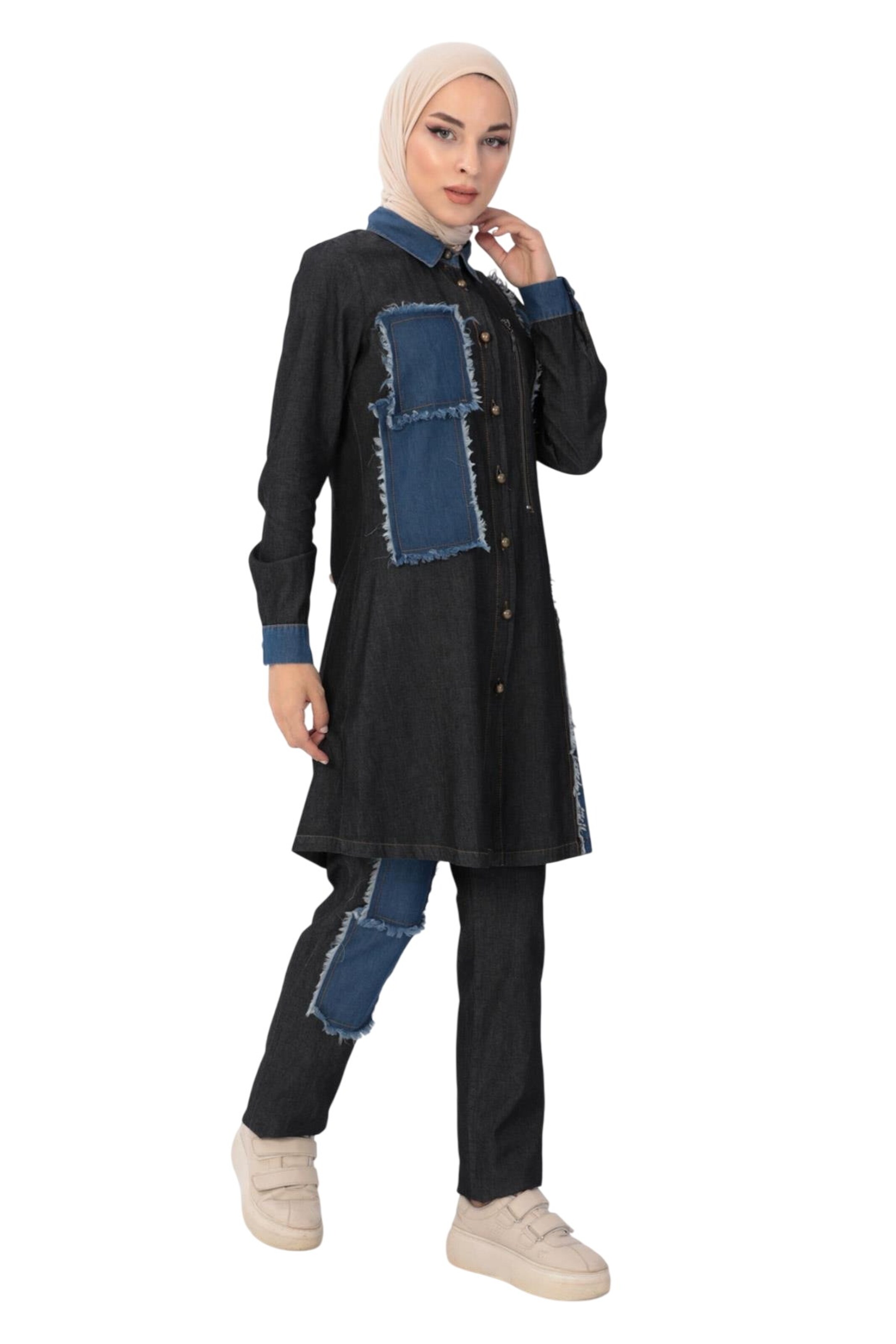 MODAMIHRAM Tunic in Black