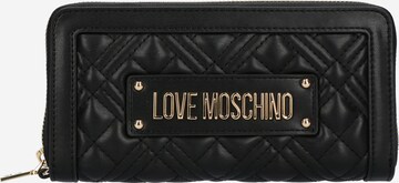 Love Moschino Wallet in Black: front